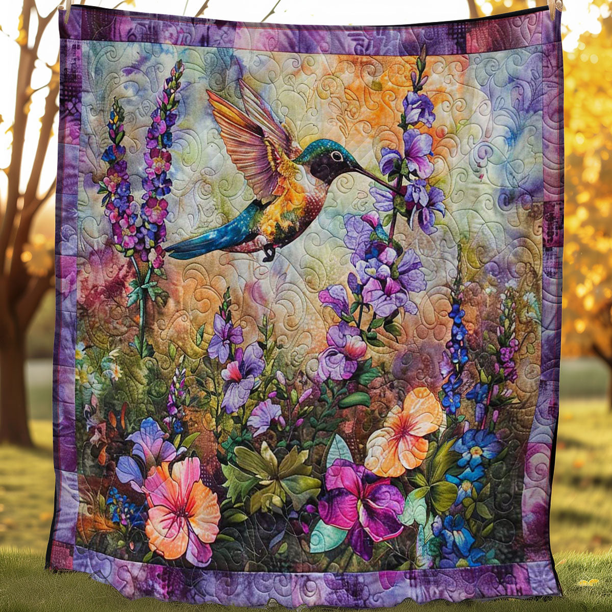 Whispering Hummingbird WN0908134CL Quilt