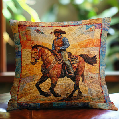 Wild Horse Cowboy WN0108008CL Quilt Pillow Case