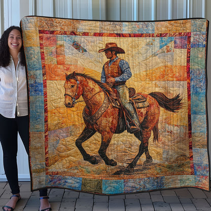 Wild Horse Cowboy WN0108080CL Quilt