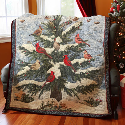 Winter Cardinals WM0208048CL Quilt