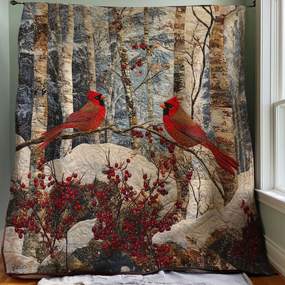 Winter Cardinals WM0308014CL Quilt