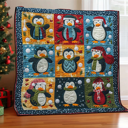 Winter Penguins SR1908021CL Quilt