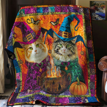 Witch Cat's Cauldron WN1408039CL Quilt