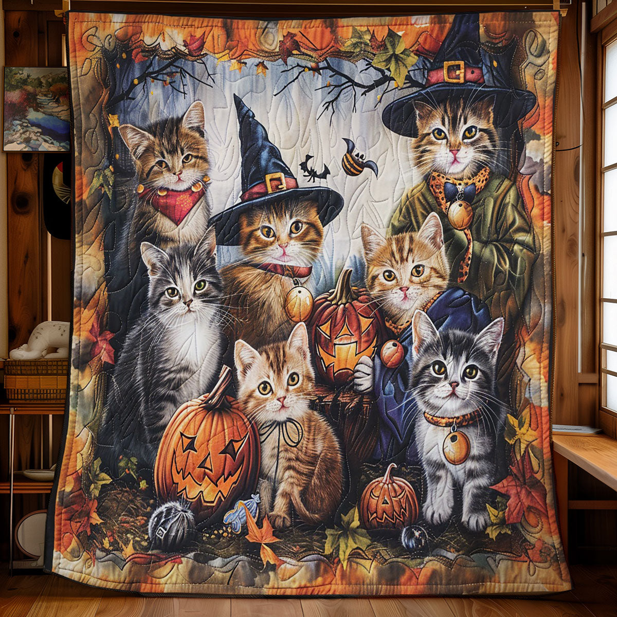 Witch Cats WM2308050CL Quilt