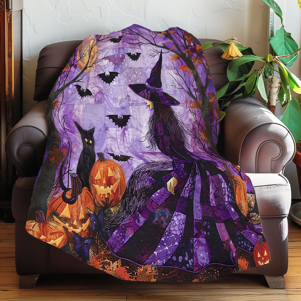 Witch Halloween Night WM0808007CL Quilt