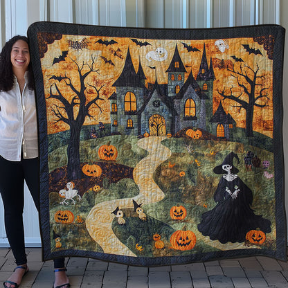 Witch In Haunted Castle WN3107024CL Quilt