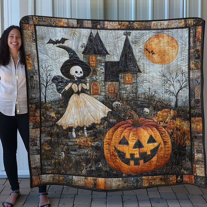 Witch Skeleton WN3107026CL Quilt