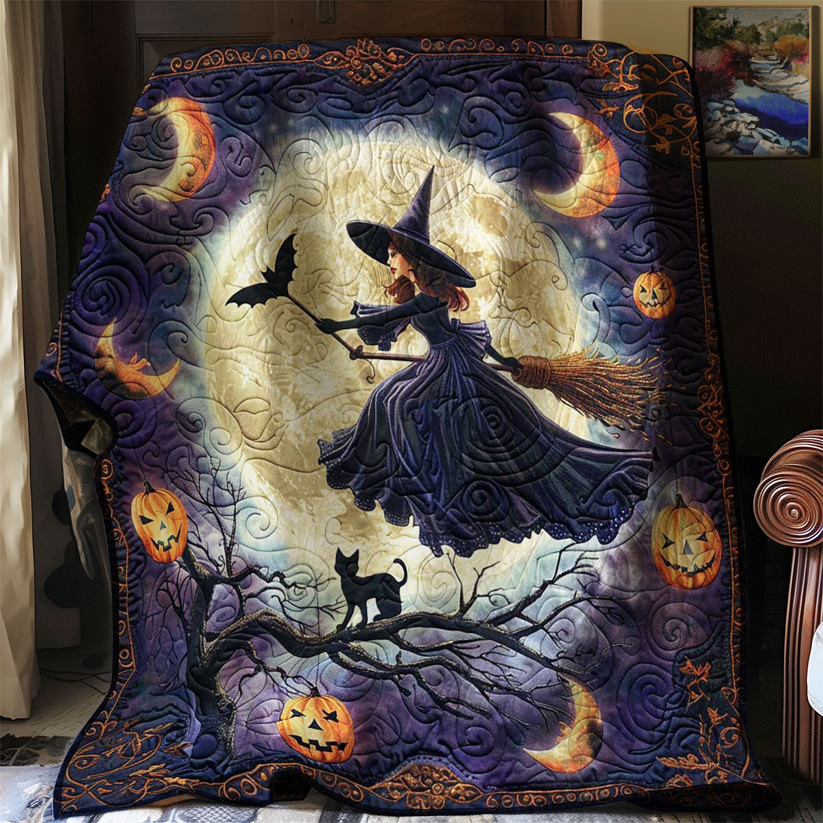 Witch's Moonlit Magic WN1908088CL Quilt