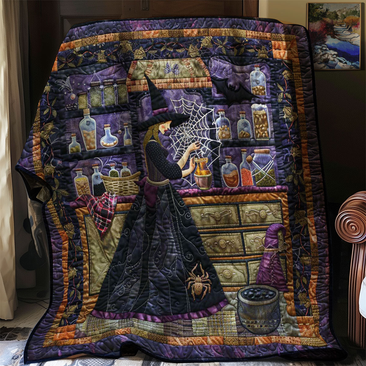 Witch’s Web Of Spells WN2808110CL Quilt