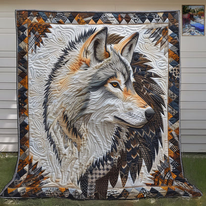 Wolf Native Ameican SR1008012CL Quilt