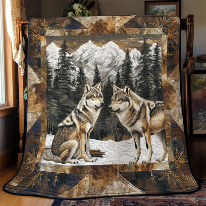 Wolves Forest Harmony SR2208008CL Quilt