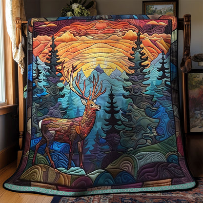 Woodland Deer Twilight WN0909072CL Quilt