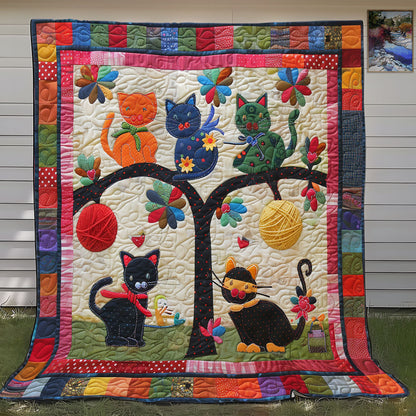 Yarn Chasing Cats SR0908018CL Quilt