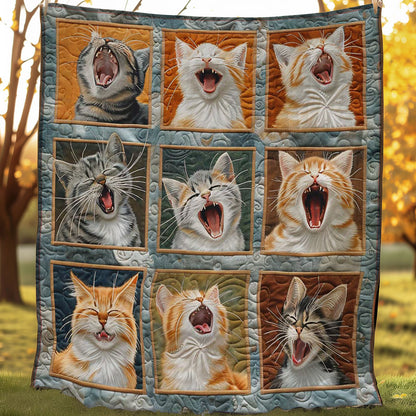 Yawning Kitty Corner WN1408112CL Quilt