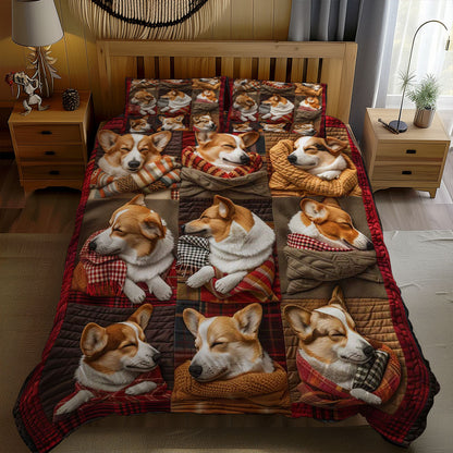 Corgi Snuggle WN1609005CL Duvet Cover Set