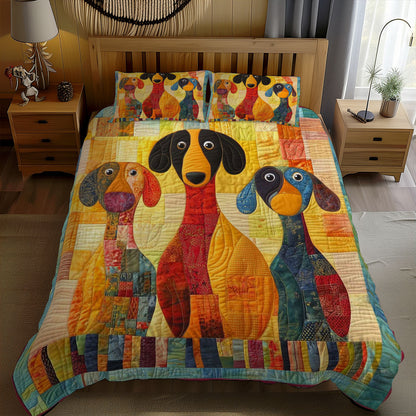 Dachshund Herd WN1609025CL Duvet Cover Set