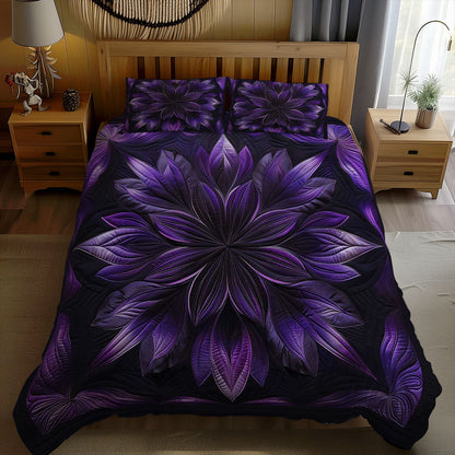 Mystical Purple Flower WN1609016CL Duvet Cover Set
