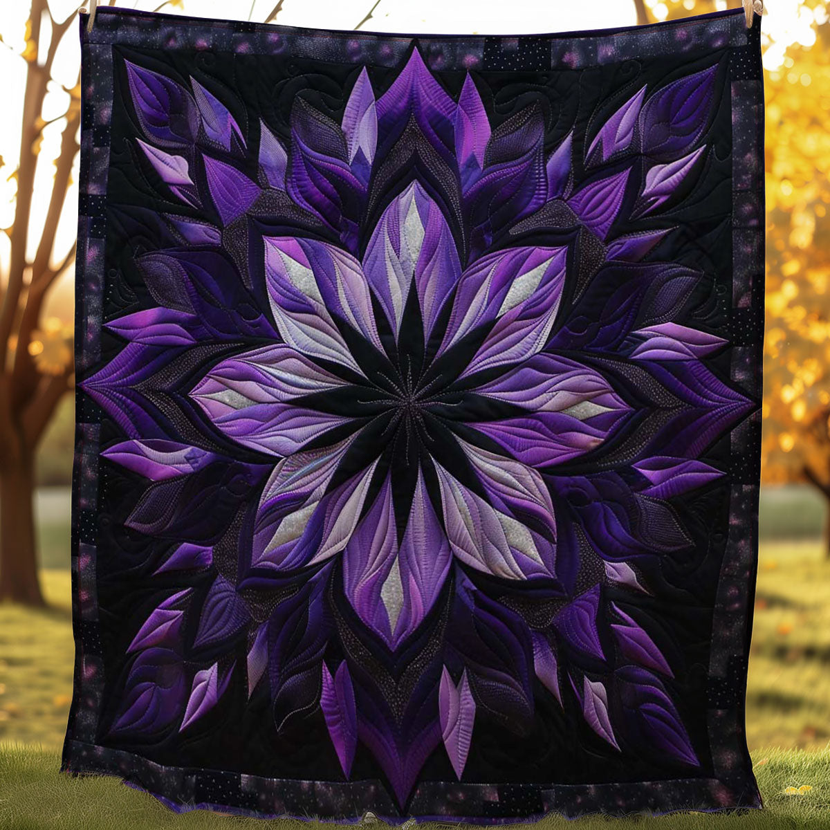 Flower Purple WN1408060CL Quilt