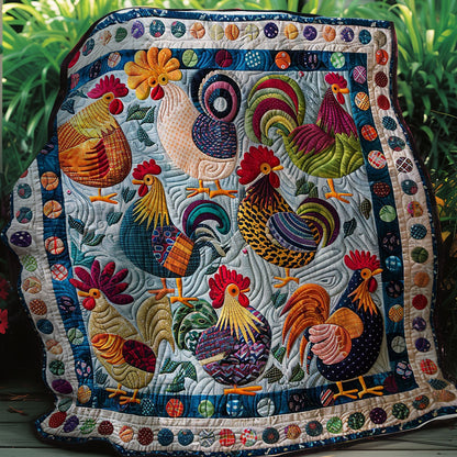 Cartoon Chickens WM2407005CL Quilt