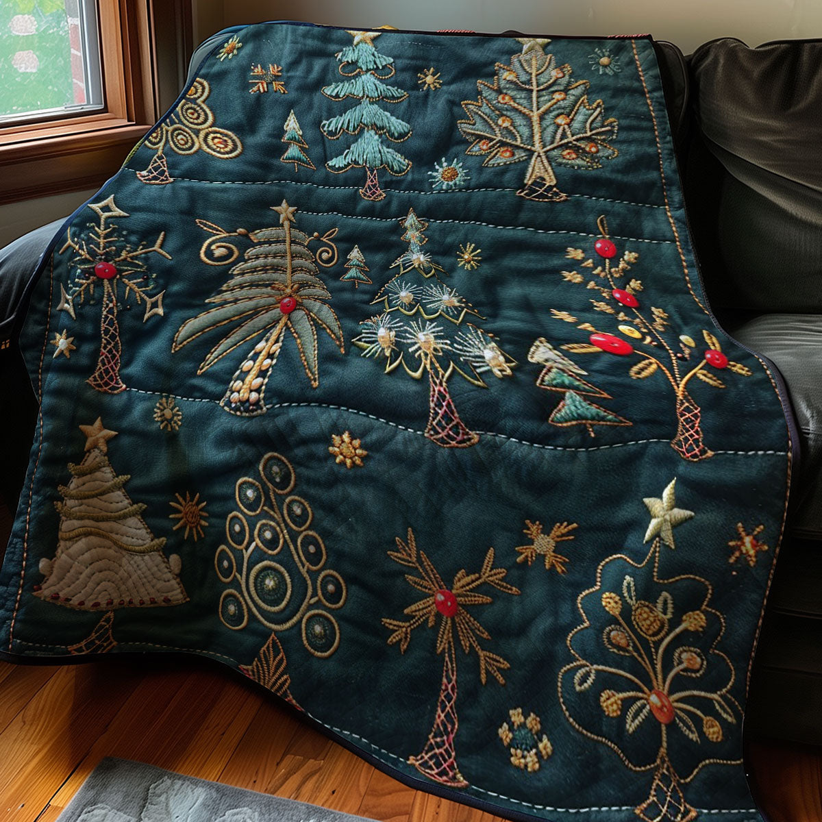 Christmas Trees WM2607001CL Quilt