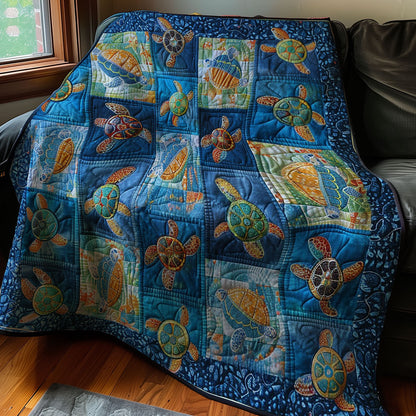 Deap Sea Turtles WM2607001CL Quilt