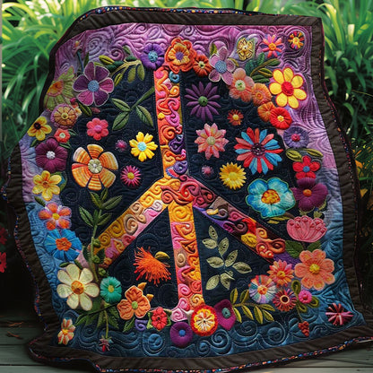 Flowers Peacesign WM2707001CL Quilt