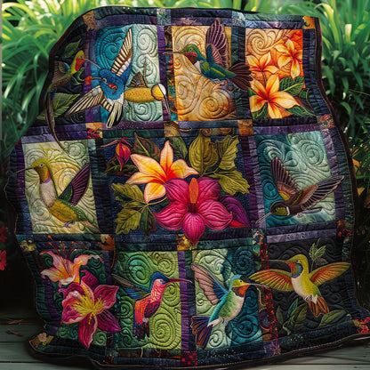 Hummingbirds Cartoon WM2707001CL Quilt