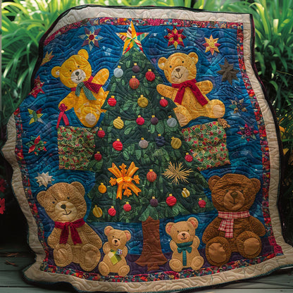 Teddy Bears Tree WM2707001CL Quilt