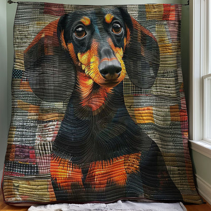 Dachshund Dog Portrait WP2907019CL Quilt