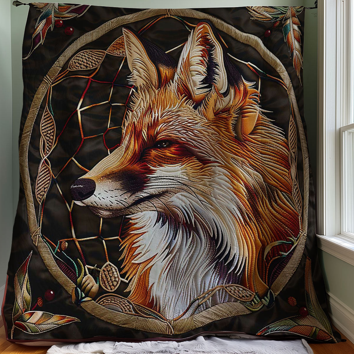 Fox Dream Catcher WP2907027CL Quilt