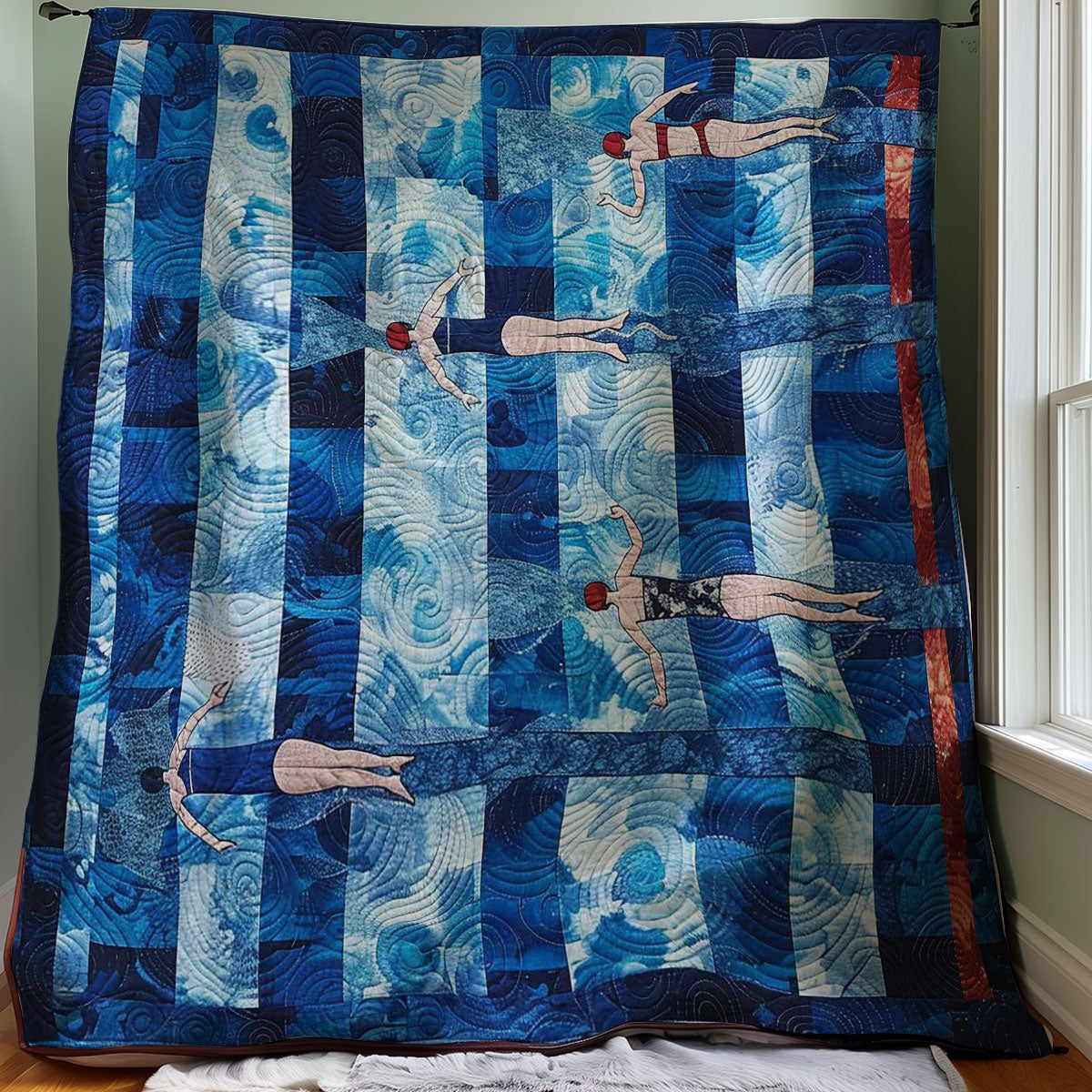 Swimming Olympic Tournament WP2907031CL Quilt