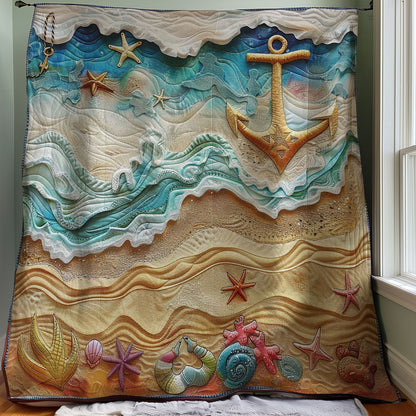 Coastline Anchor Beach WP2907022CL Quilt