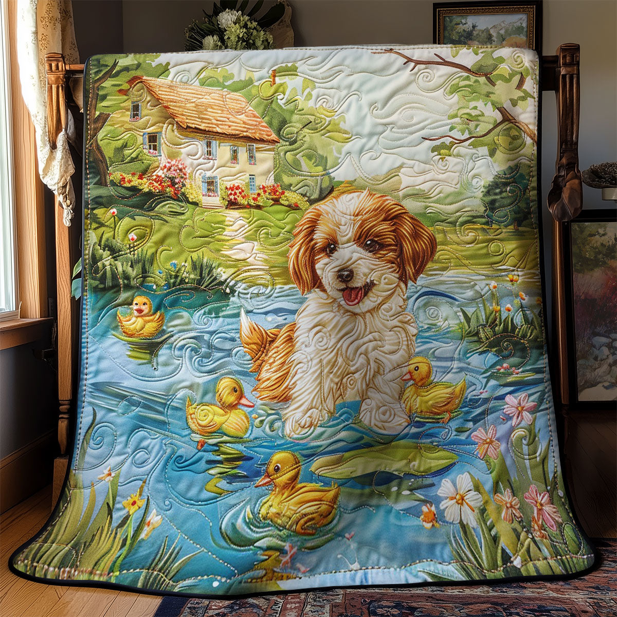 Adorable Dogs WM3008012CL Quilt