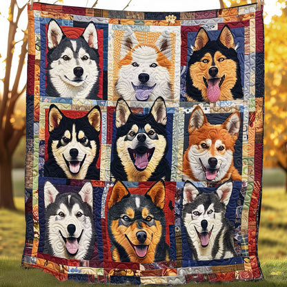 Adorable Husky SR0908019CL Quilt