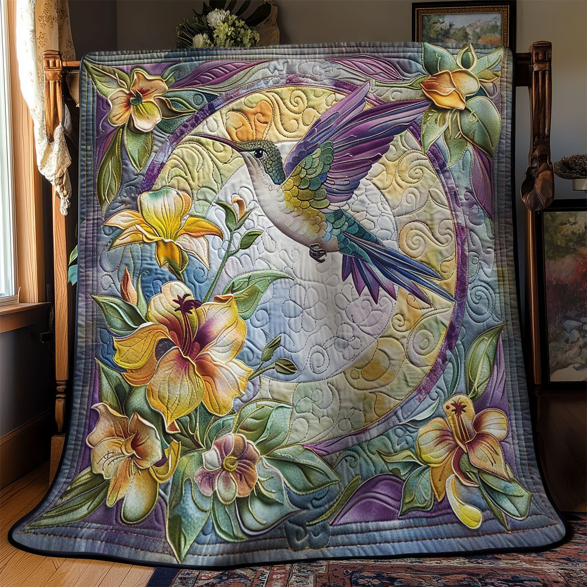 Adorable Wings Hummingbird WM0509009CL Quilt