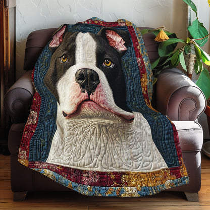 American Staffordshire Terrier Cute WN0508037CL Quilt