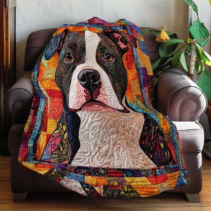 American Staffordshire Terrier Treasures WN0508036CL Quilt