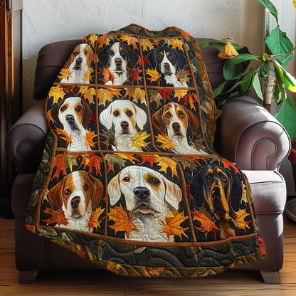 Autumn Beagle WN0808023CL Quilt