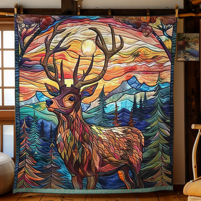 Autumn Breeze Deer WN0909074CL Quilt