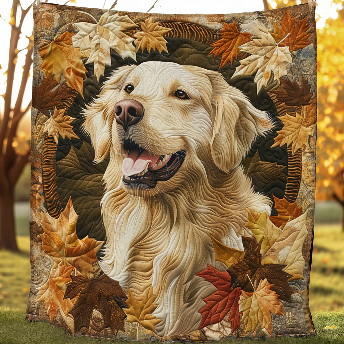 Autumn Labrador SR1408015CL Quilt
