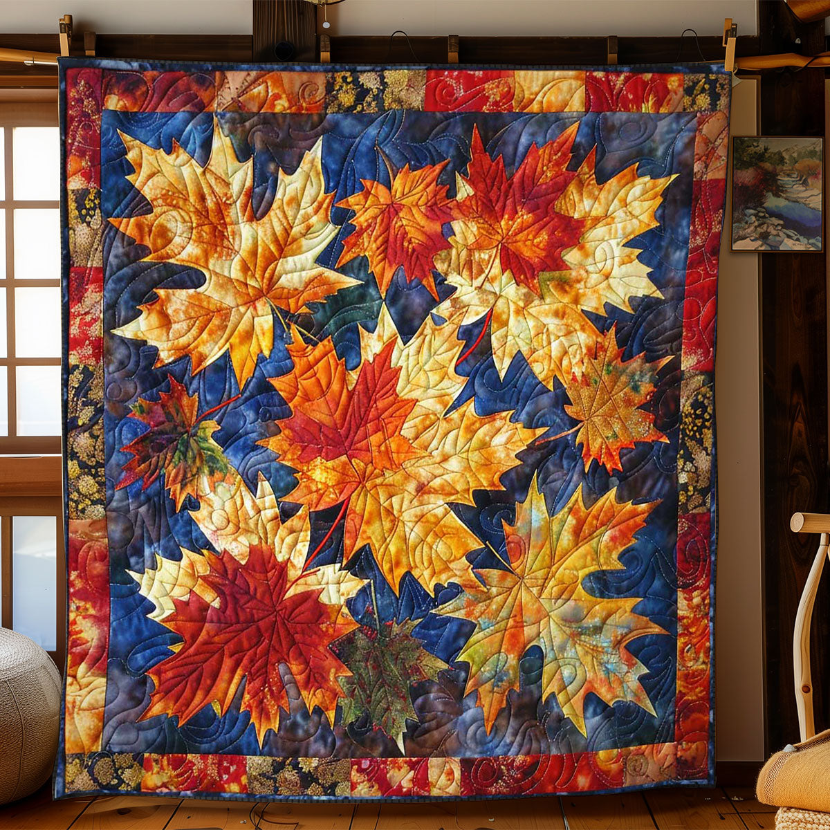 Autumn Maple Journey WN1908036CL Quilt