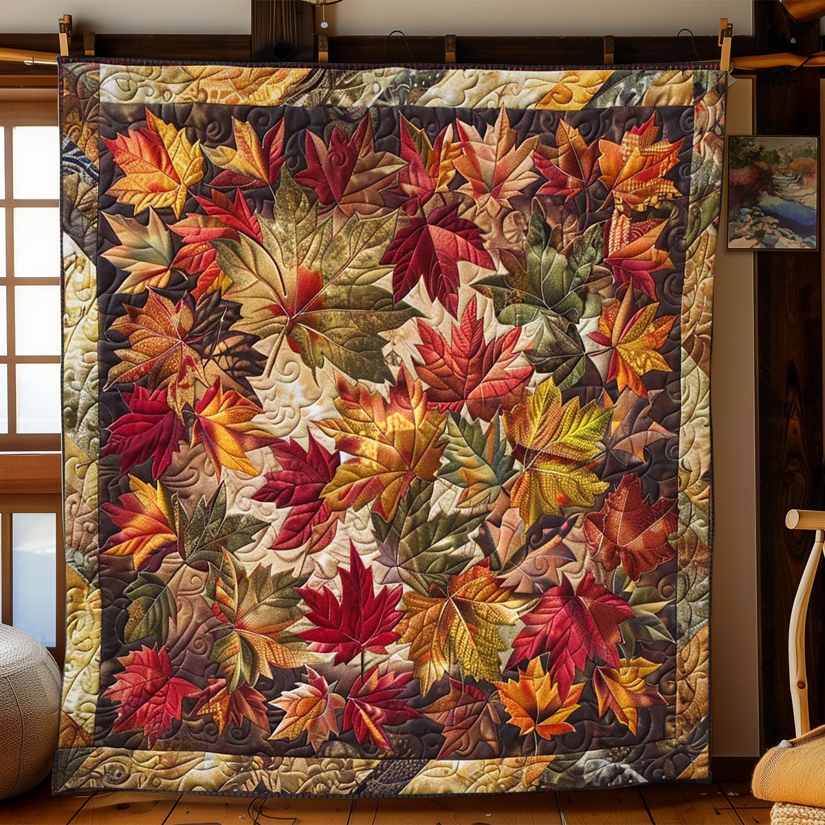 Autumn Maple Symphony WN1908034CL Quilt