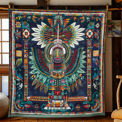 Aztec Mystic Feathered Deity WN1709060CL Quilt