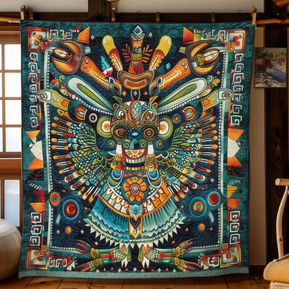 Aztec Mystic Feathered Deity WN1709061CL Quilt