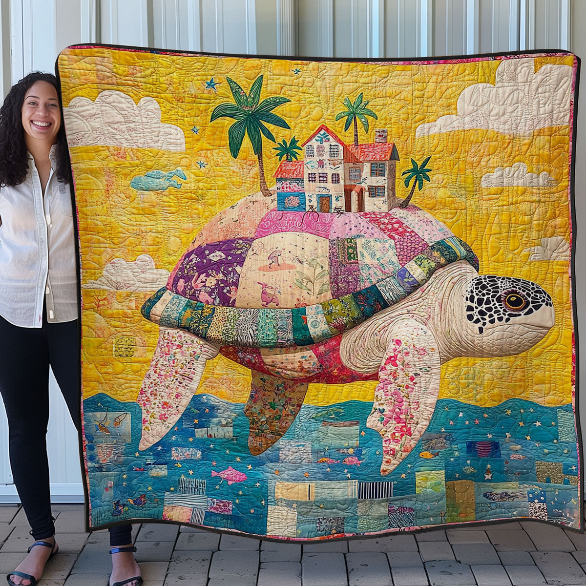 Back To Turtle Home WM0808031CL Quilt