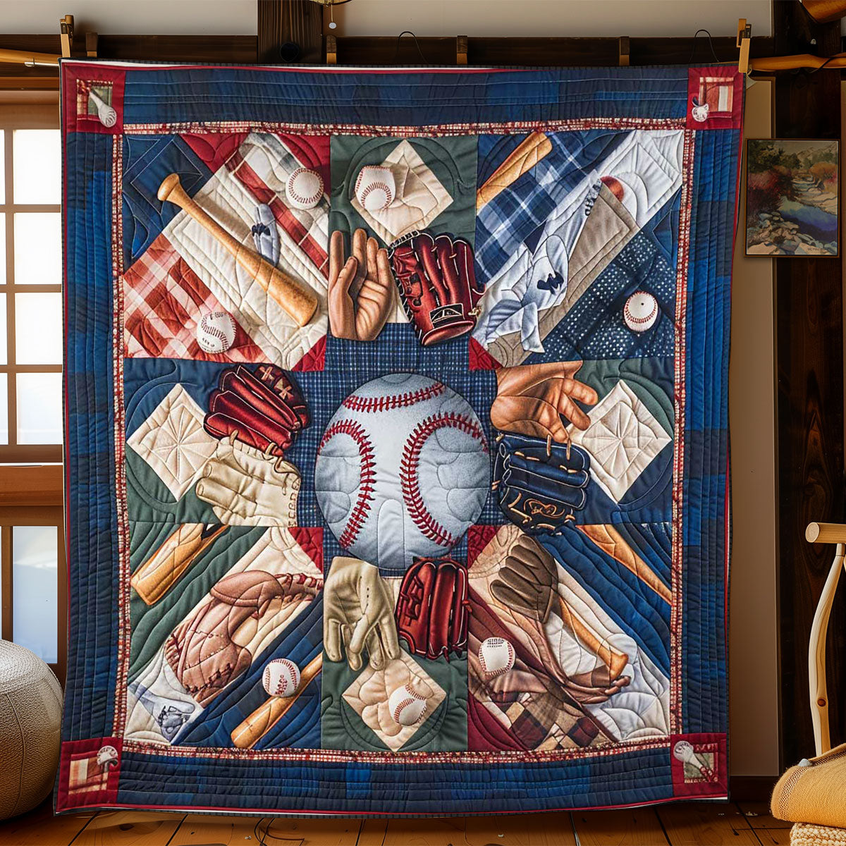 Baseball Fever WN2408024CL Quilt