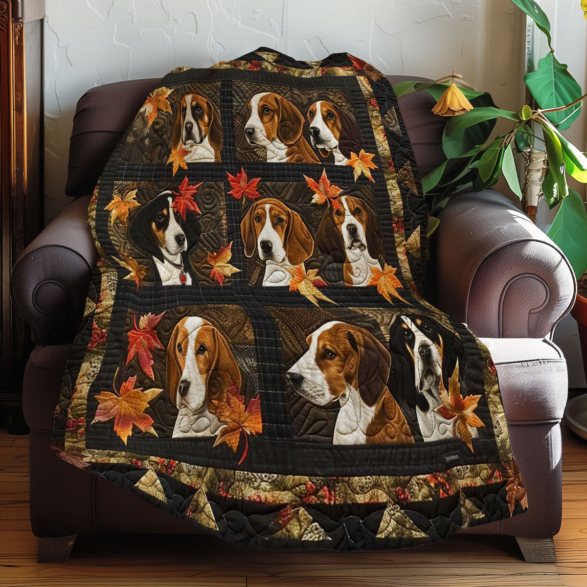 Beagle Family WN0808021CL Quilt