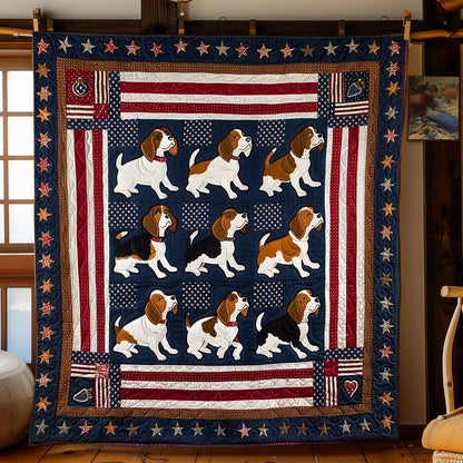 Beagle's U.S. Adventure WN2608080CL Quilt