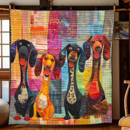 Beaming Dachshund WN2208064CL Quilt