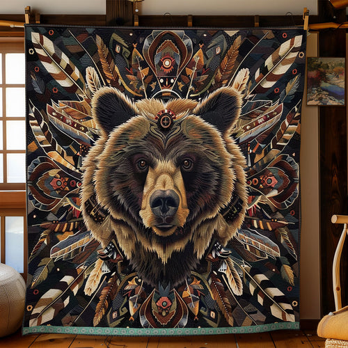 Bear Native American WN0909048CL Quilt